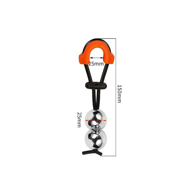 Fém péniszfeszítő-kétgolyós (φ25mm)