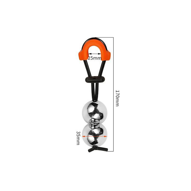 Fém péniszfeszítő-kétgolyós (φ35mm)