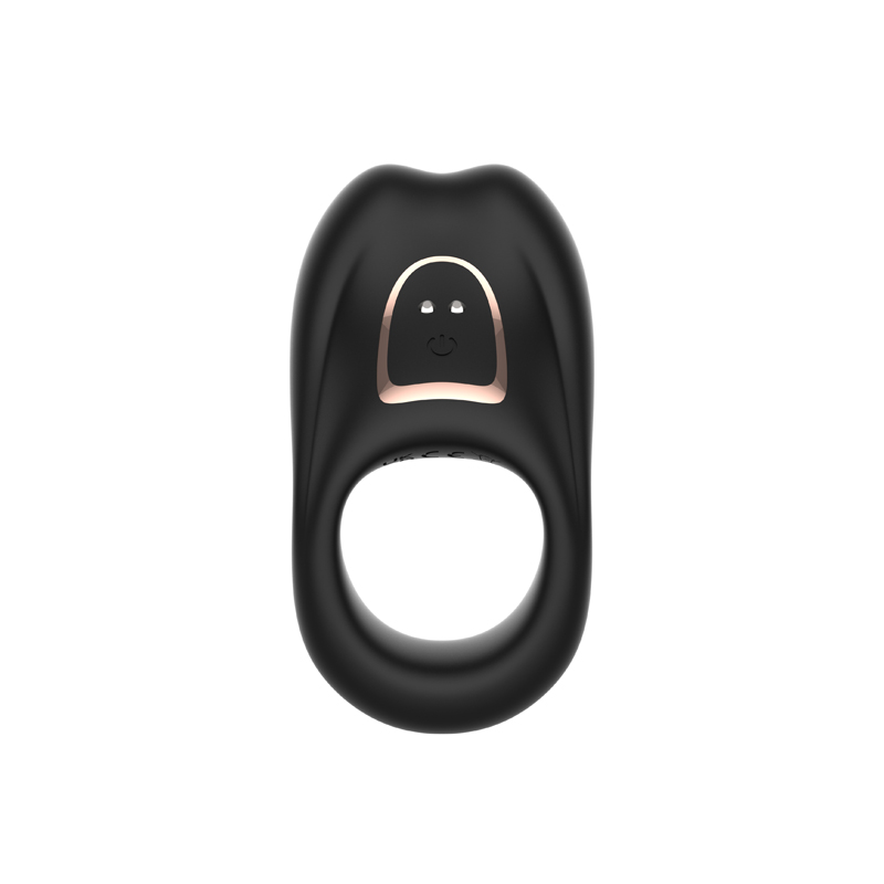 Száj rezgő kakas gyűrűs fekete